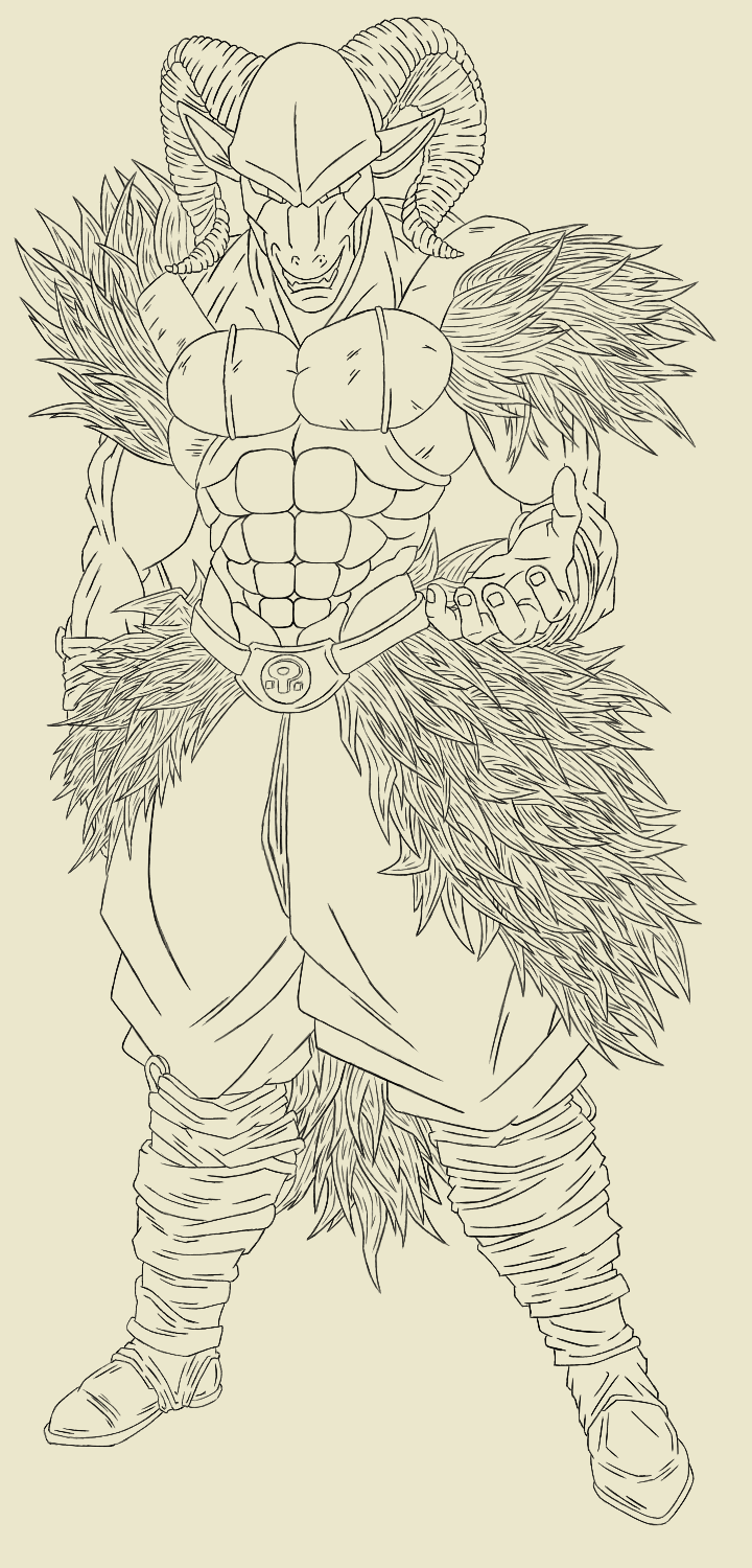 Moro - Line Art to Full Color - Before