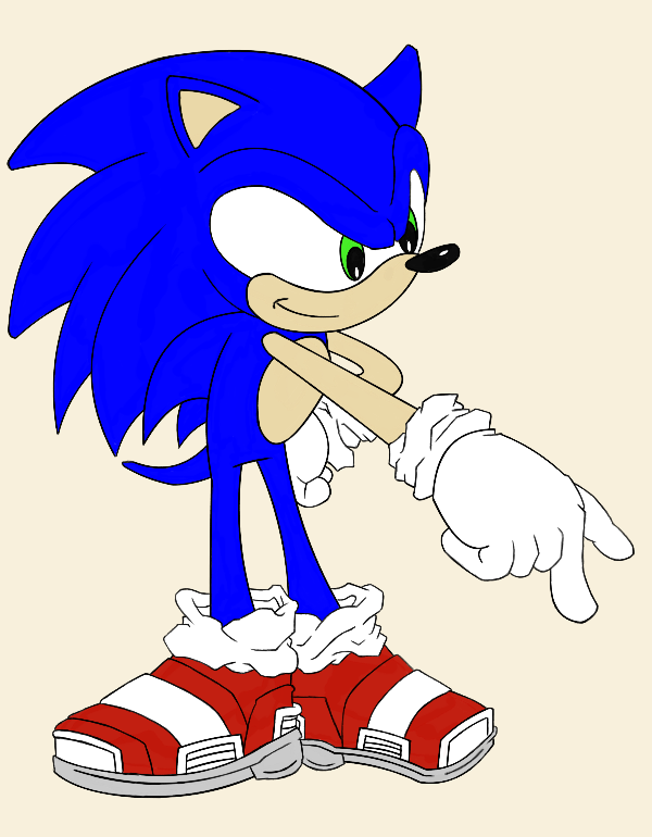 Sonic Point - Process Breakdown - Flat Colors